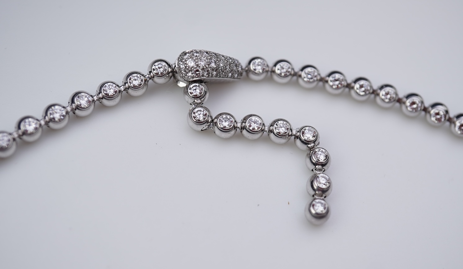 Cartier, a diamond necklace, 'Perles de Diamants', circa 2000